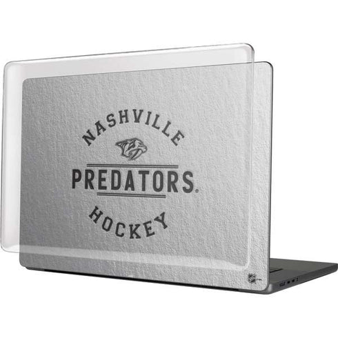NHL Nashville Predators Black Text MacBook Cases